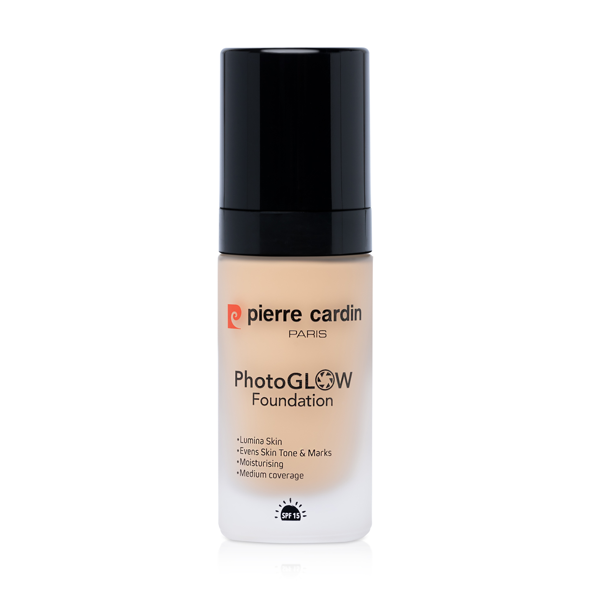 Тональна основа для обличчя Pierre Cardin Photoglow Foundation SPF 15, Medium Skin with Very Warm, 30 мл